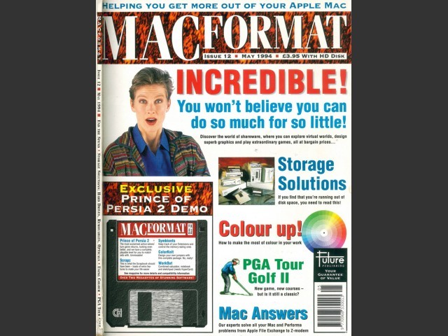 MacFormat 12 Cover 