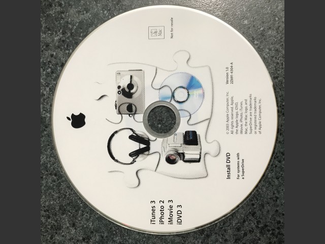 iLife 1.0 (691-4304-A,2Z) (DVD) (2003)