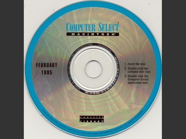 Computer Select Februrary 1995 (1995)