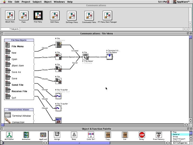 Novell AppWare 1.2 Mac/Win; MicroBrew 1.3.1 Mac (1993)