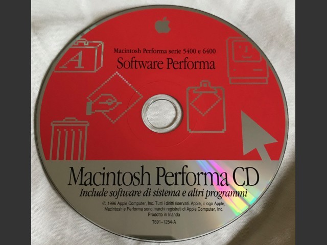 Macintosh Performa 5400 - 6400 CDs (1996)