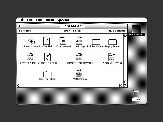 Microsoft Word 1.0 (1985)