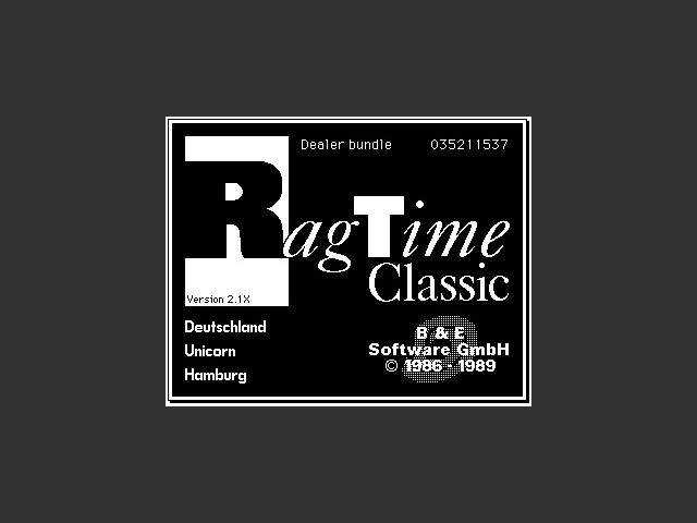 RagTime Classic 2.1X [de_DE] (1989)