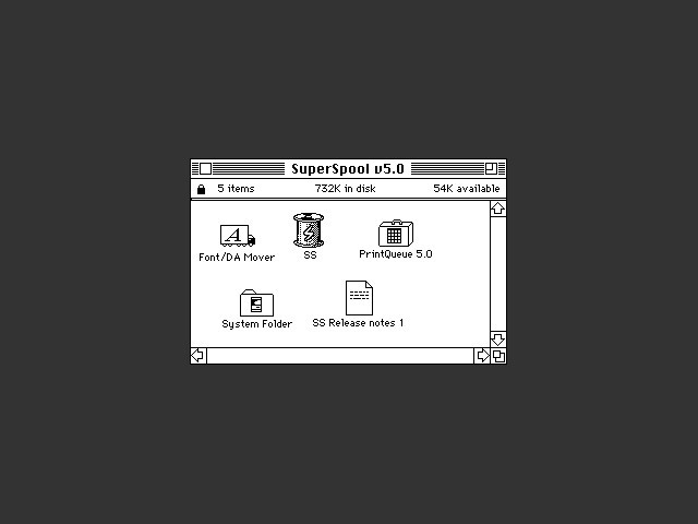 SuperSpool 5.0 (1987)