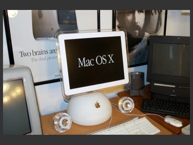 The software running on a real Mac. 