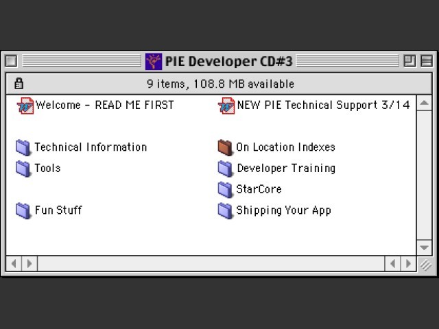 Apple PIE [Newton] Developer CD #3 (1994)