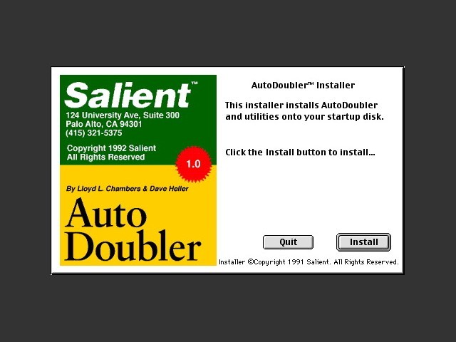 AutoDoubler 1.0 (1992)
