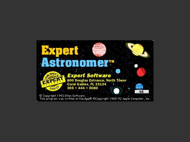 Expert Astronomer (1992)