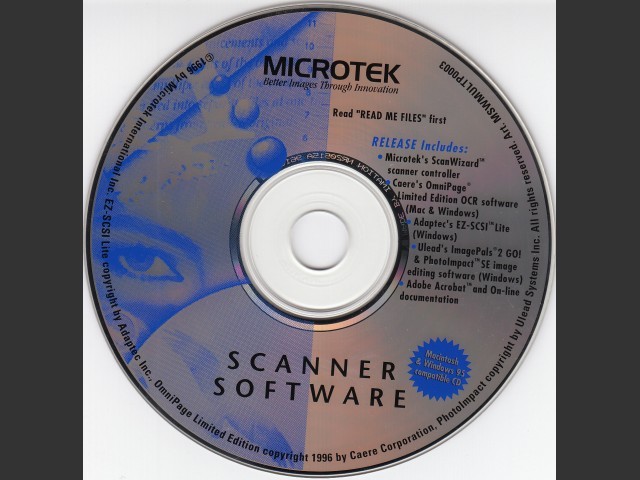 MICROTEK Scanner Software 3.x (1995)