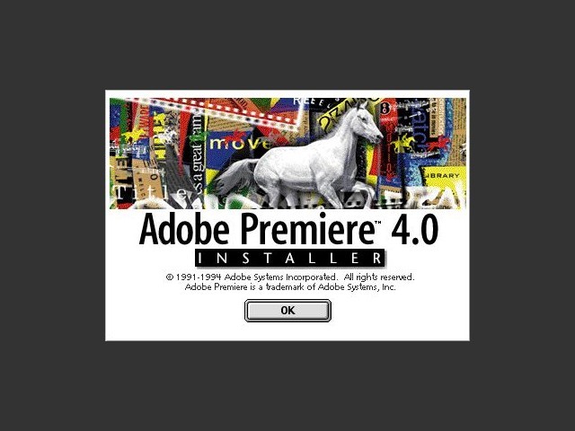 Adobe Premiere 4.0 (1994)