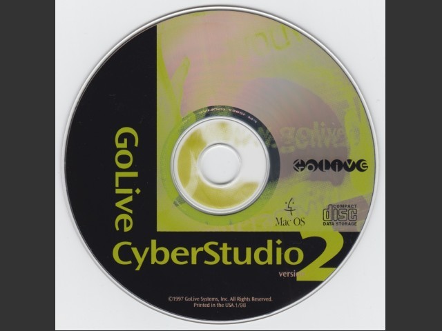 GoLive CyberStudio 2 (1998)