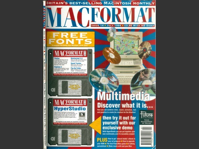 MacFormat 14 (July 1994) Magazine & Disks (1994)