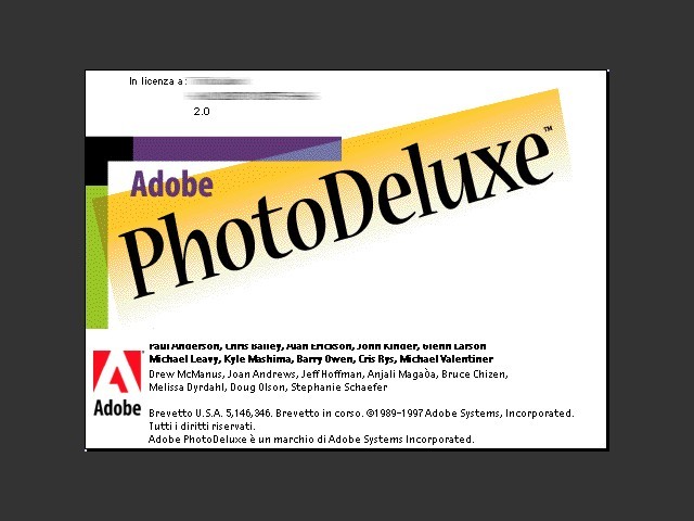 Adobe PhotoDeluxe 2.0 [it_IT] (1997)