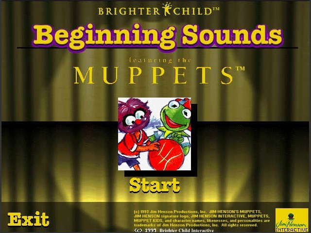 Muppet Reading Software (1995)