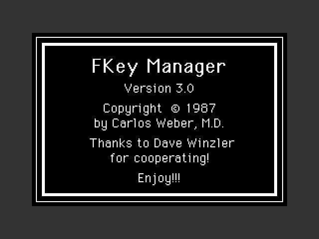 FKey Manager (1987)