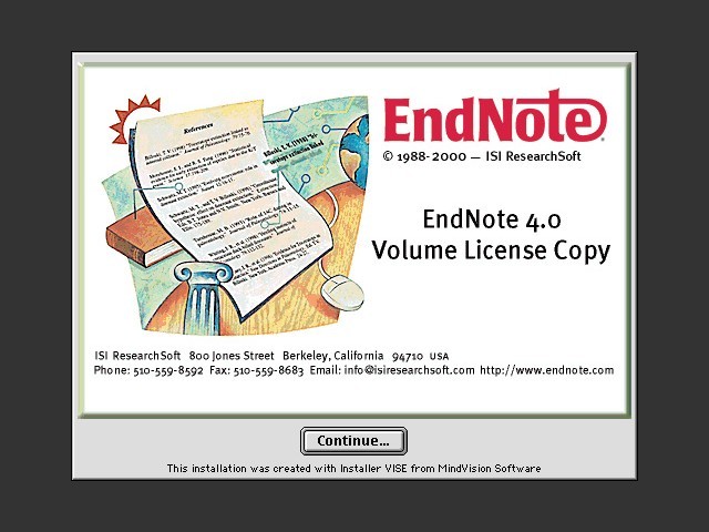 EndNote 4.0 