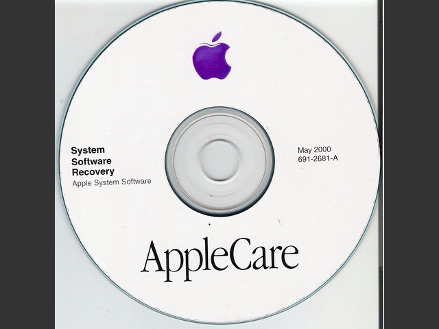 Apple System Software Recovery CD 2 (2000)