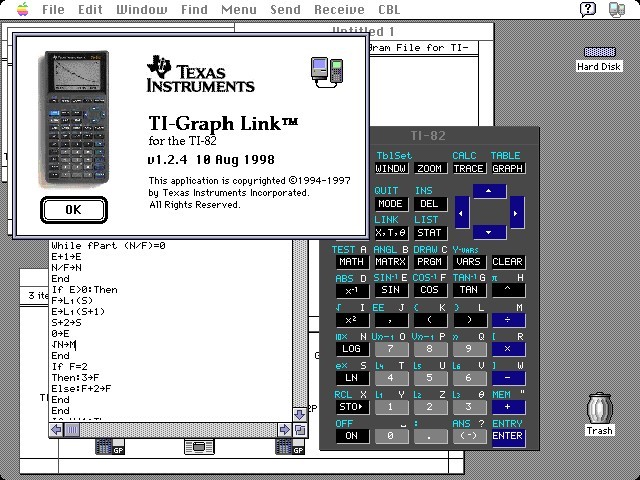 TI-Graph Link (For the TI-82, 83, 85, 92) (1998)