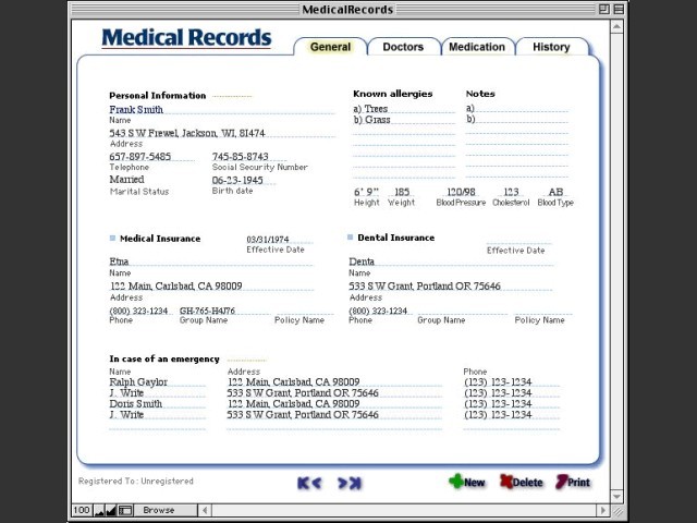 Medical Records (2001)