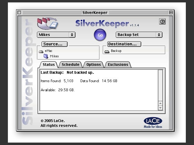 LaCie SilverKeeper v1.x (2002)
