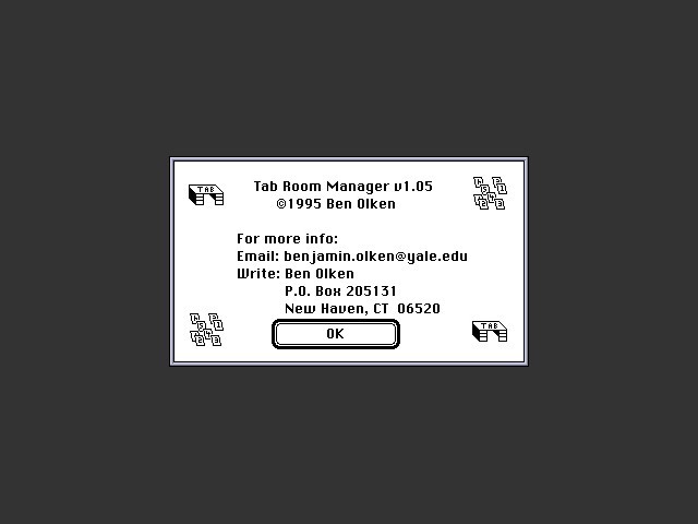 Tab Room Manager (1995)