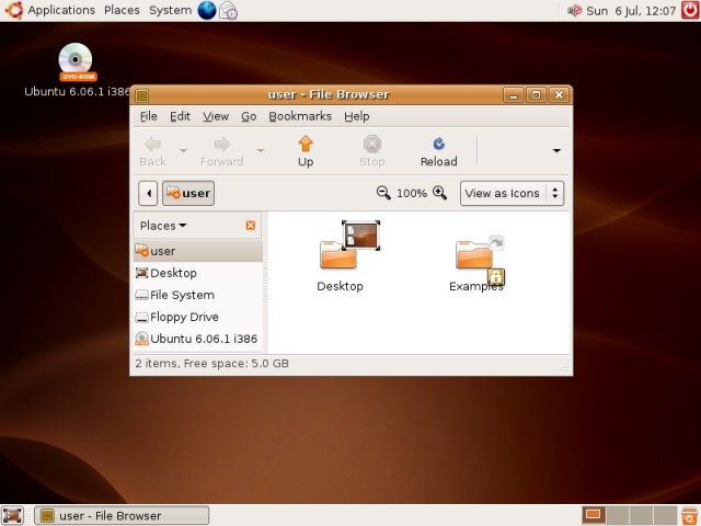 Ubuntu 6.06 for PowerPC (G3, G4, G5) (2006)