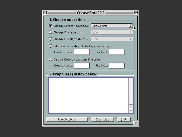 CreaseProof 2.2 (2002)