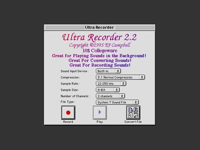 Ultra Recorder (1998)