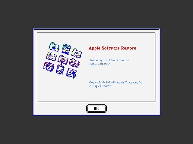 Apple Software Restore 1.3.2 (1998)