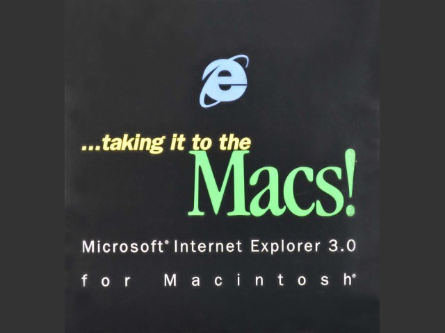Internet Explorer 3.0.1 (1997)
