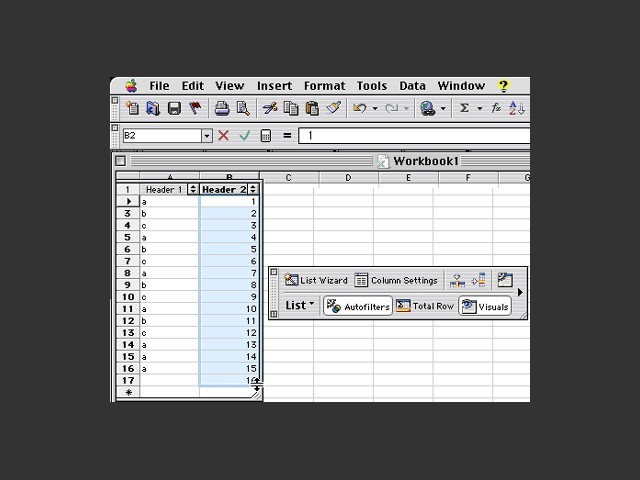 Microsoft Excel 