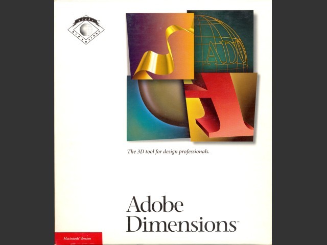 Adobe Dimensions 1.0 (1992)