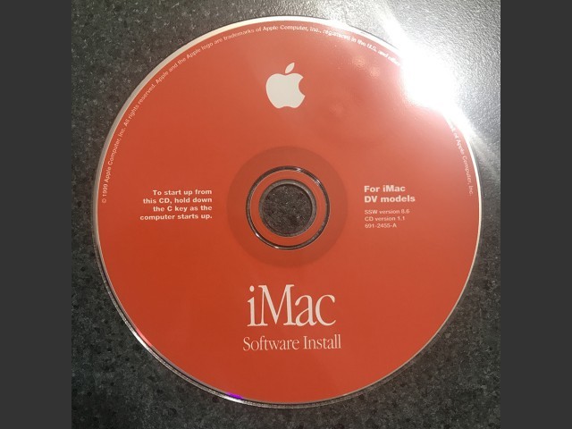 Apple iMac G3 ‘Applications’ Games Companion Disc Z691-2950-A 