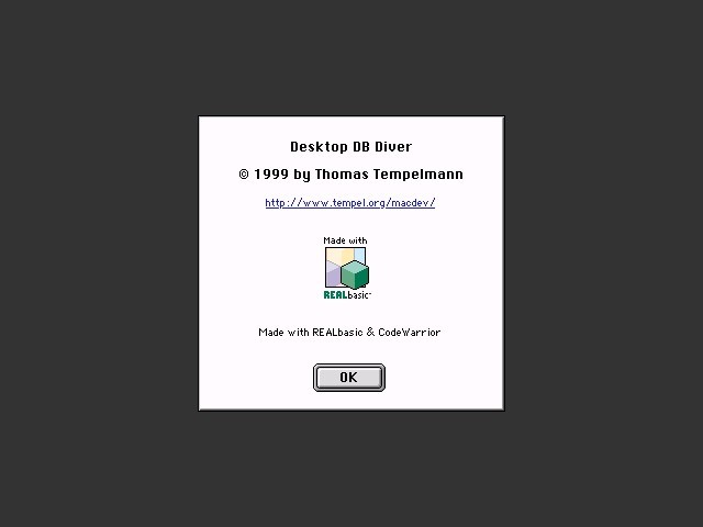 Desktop DB Diver 1.0.6 (1999)