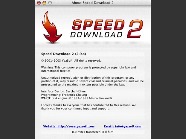 Speed Download 2.x (2003)