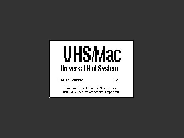UHS/Mac (Universal Hint System) (1994)