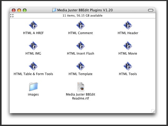 BBEdit HTML Plug-Ins v1.20 (2003)
