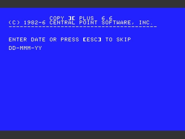 Copy II Plus 6.6 on Apple II 