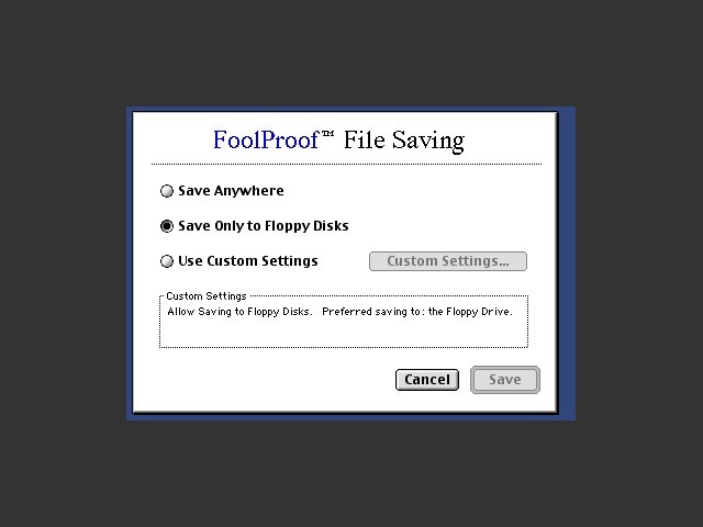 FoolProof File Saving 