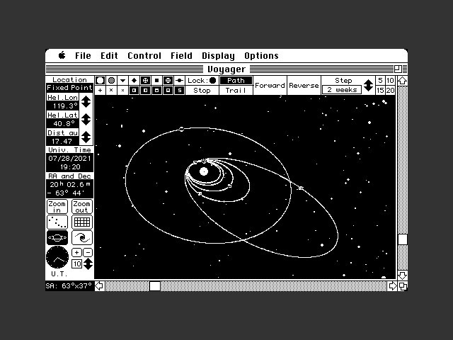 Voyager: The Interactive Desktop Planetarium (1988)
