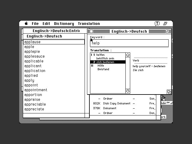 Woerterbuch Englisch - Deutsch (Dictionary English/German) (1993)