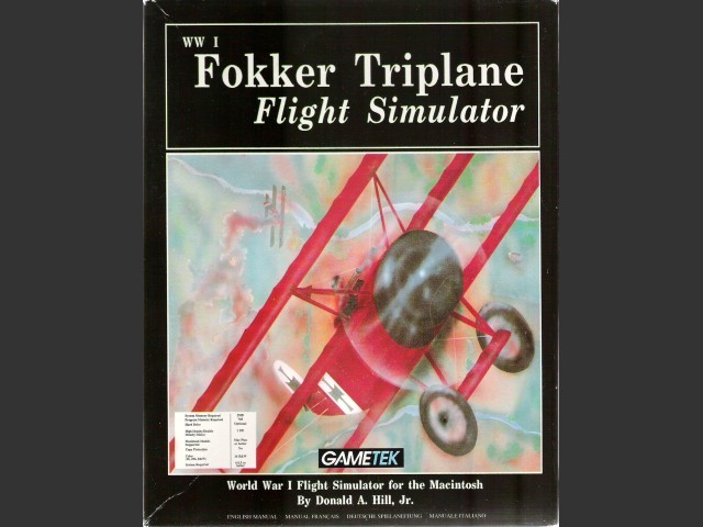 Fokker Triplane 2.89 (color) (1990)