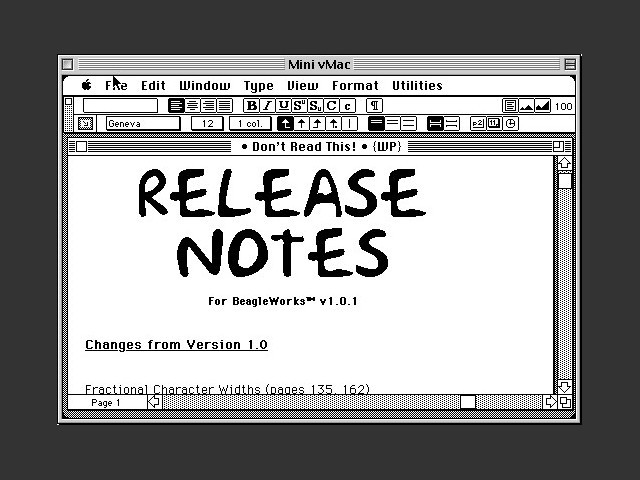 BeagleWorks (1992)