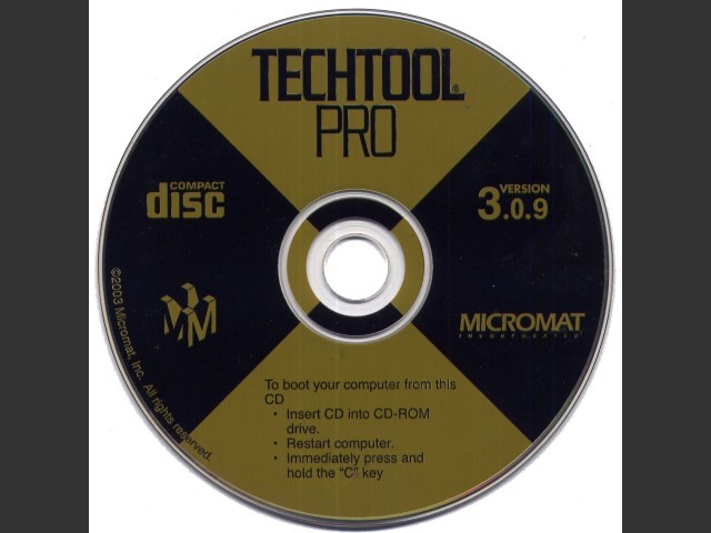 TechTool Pro 3.0.9 (2003)