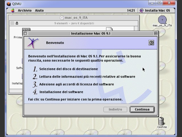 Mac OS 9.1 (Italian) (2000)