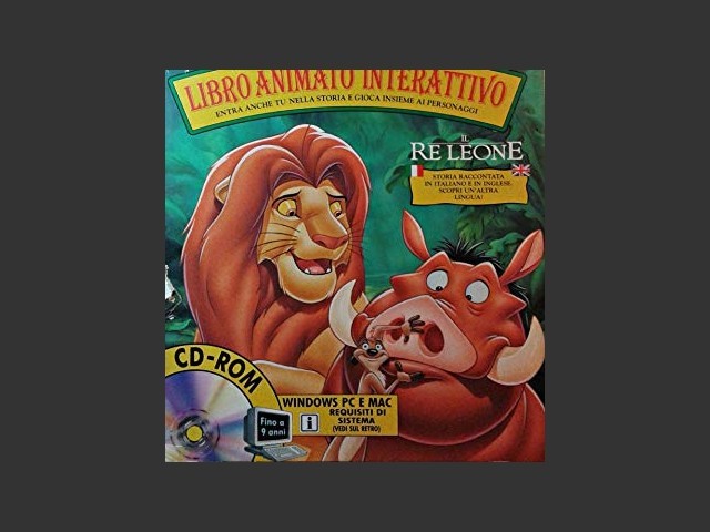Libro Animato Interattivo Il Re Leone (1995)