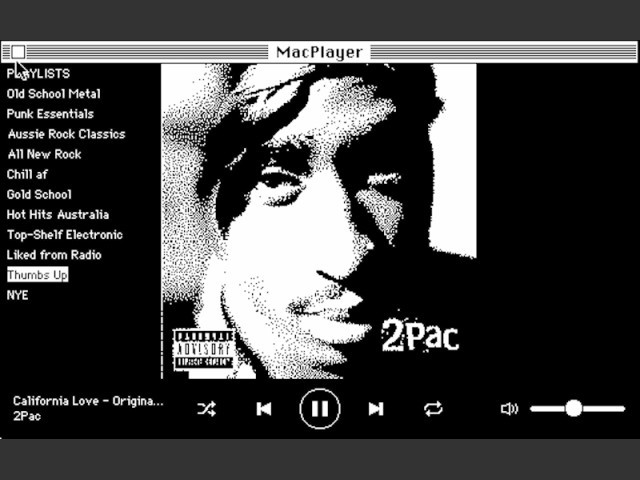 MacPlayer Spotify Player for 68k Macs (2018)