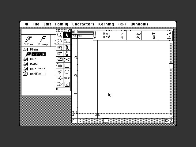 FontStudio 2.0.1 (1991)