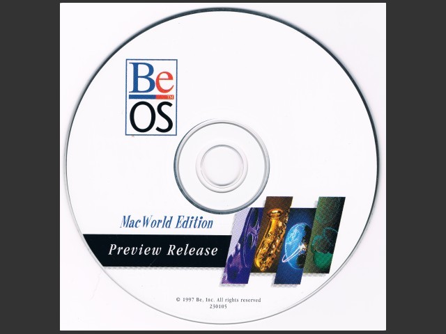 BeOS MacWorld Preview Release 