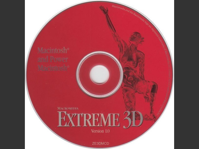 Macromedia Extreme 3D - CD 
